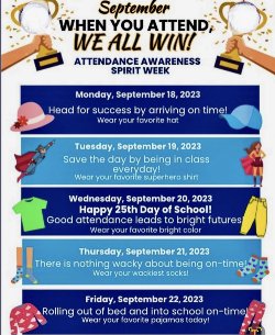 Attendance Week Flyer